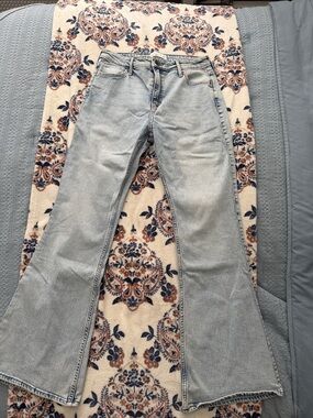 Abercrombie & Fitch Light Blue Flare Jeans